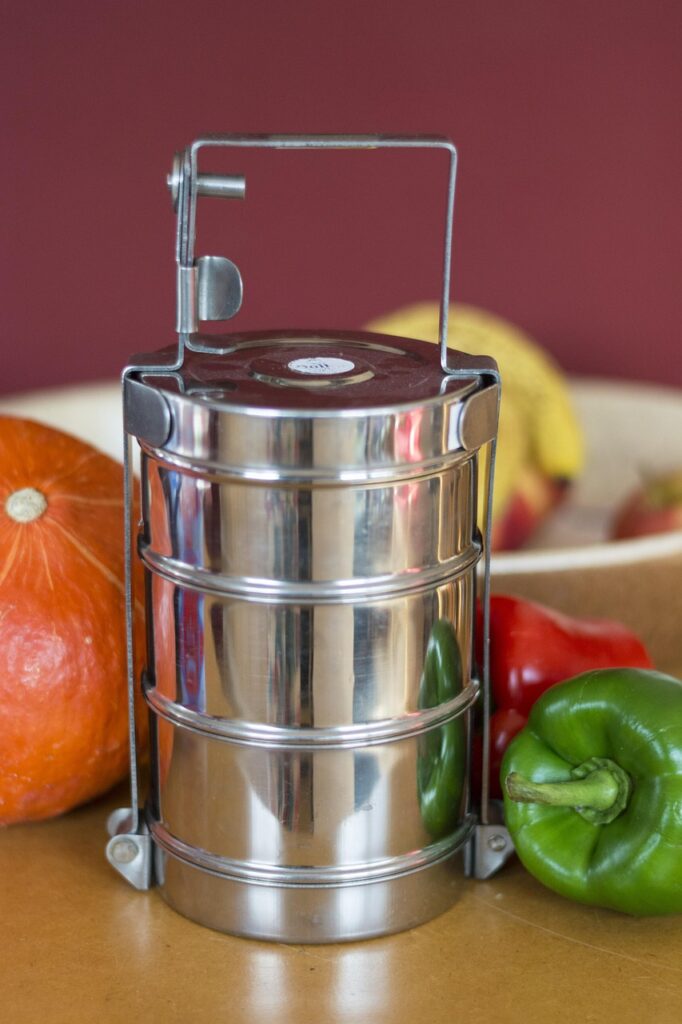 tiffin, india, pan, pans, lunch, stainless steel, shiny, vegetables, paprika, supper, to cook, meal, stack, tiffin, tiffin, tiffin, tiffin, tiffin